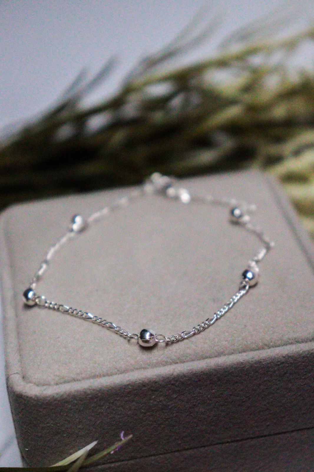 Pulseira bolinha prata 925